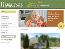 Tablet Screenshot of hermitagehealthcenter.com